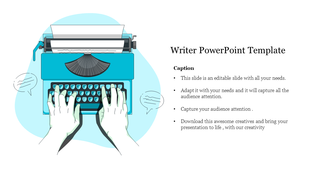 Writer PowerPoint Template